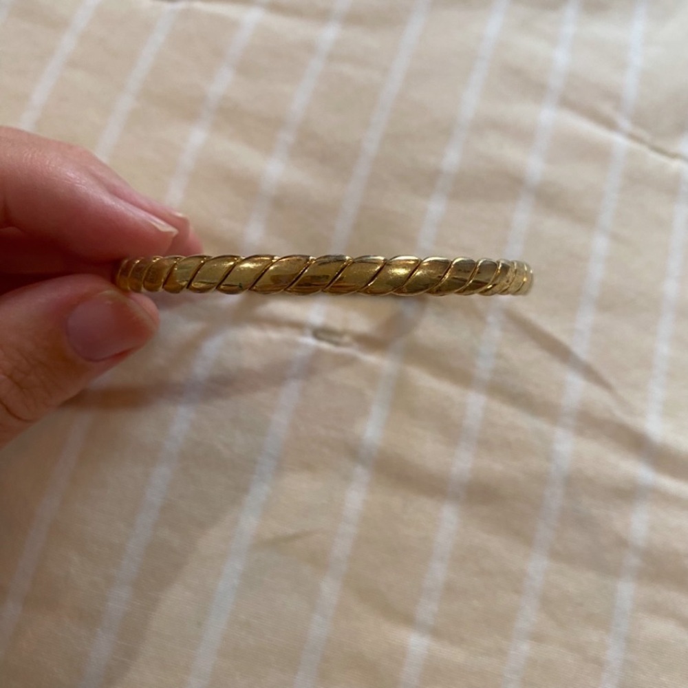 Monet Gold Bangle